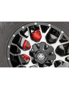 ROUGH COUNTRY Caliper Covers Red Front and Rear | Jeep... 2