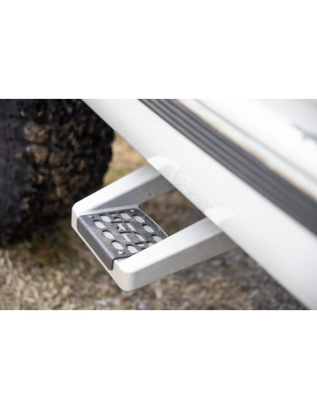 ROUGH COUNTRY Single Hoop Step Aluminum Pair | Ram 1500 | Ford F-150 | GMC Sierra 1500