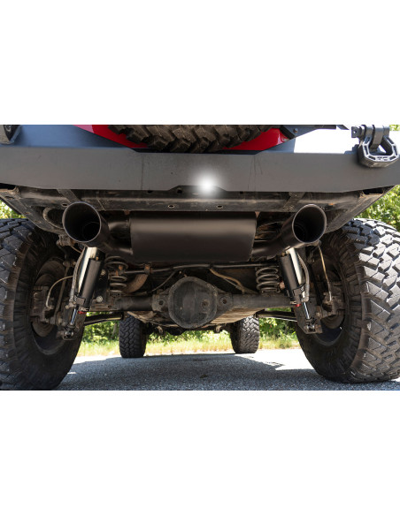 ROUGH COUNTRY ESCAPE DEPORTIVO Salida Dual | Jeep Wrangler JK | Jeep Wrangler Unlimited JK