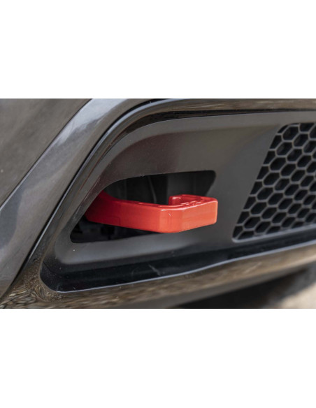 ROUGH COUNTRY Ganchos Remolque Forjados Rojos | Jeep Grand Cherokee