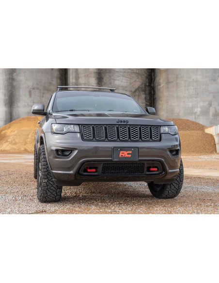 ROUGH COUNTRY Forged Tow Hooks Red | Jeep Grand Cherokee