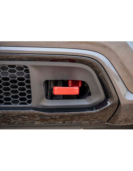 ROUGH COUNTRY Ganchos Remolque Forjados Rojos | Jeep Grand Cherokee