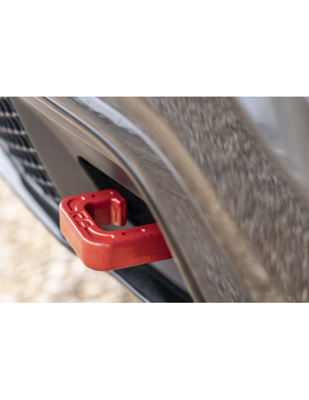ROUGH COUNTRY Ganchos Remolque Forjados Rojos | Jeep Grand Cherokee
