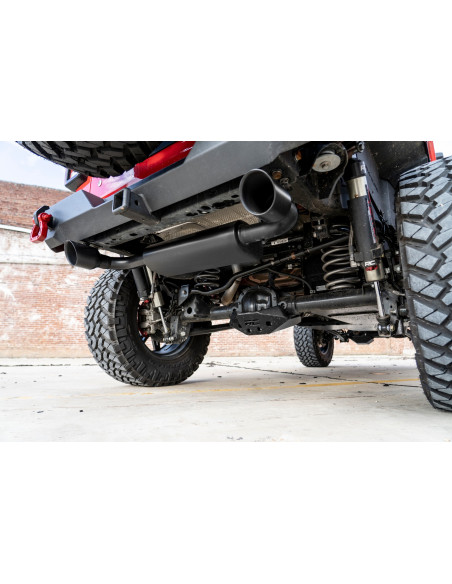 ROUGH COUNTRY Performance Exhaust Dual Outlet | Jeep Wrangler JL