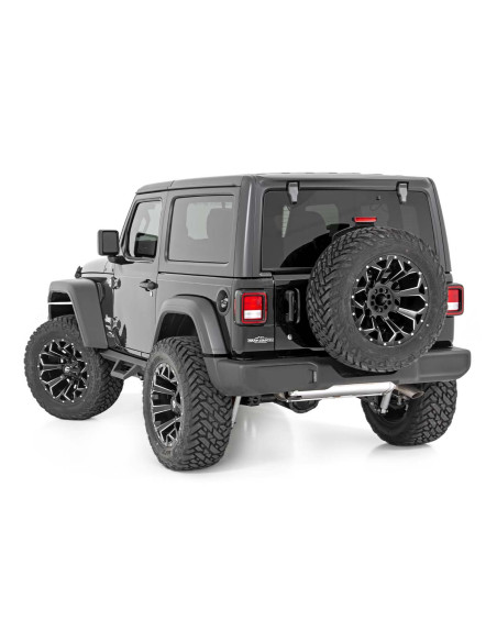 ROUGH COUNTRY Contoured Drop Steps | 2 Door | Jeep Wrangler JL