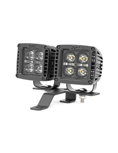 ROUGH COUNTRY LIGHTING Quad LED Kit 2" Cowl Mount White...