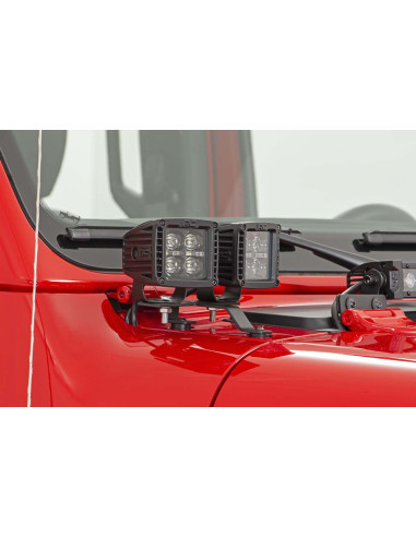 ROUGH COUNTRY LIGHTING Quad LED Kit 2" Cowl...