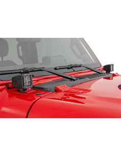 ROUGH COUNTRY LED Light Kit 2" Black Cowl Mount Amber DRL... 2