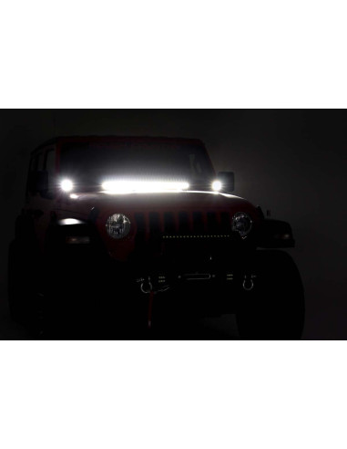 ROUGH COUNTRY LED Light Kit 2" Black Cowl Mount...