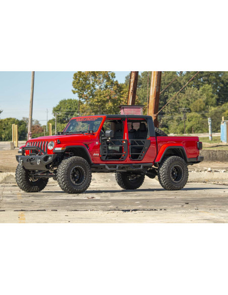 ROUGH COUNTRY Contoured Drop Steps | Jeep Gladiator JT