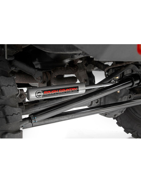 ROUGH COUNTRY HD Steering Kit + Stabilizer Combo | Jeep Cherokee XJ | Comanche MJ | Wrangler TJ