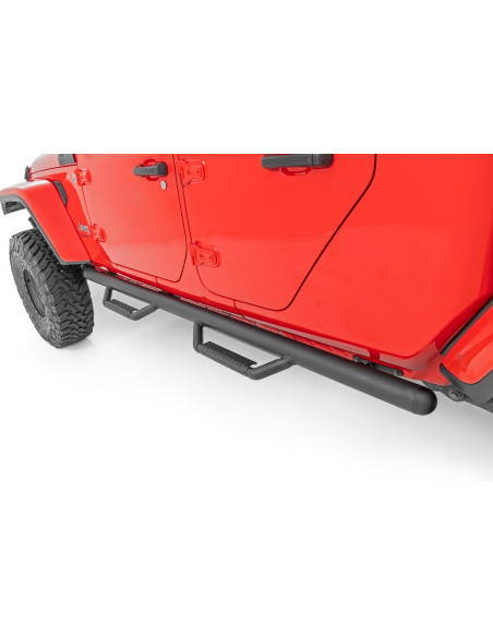 ROUGH COUNTRY Nerf Steps Cab Length | Jeep Gladiator JT Crew Cab