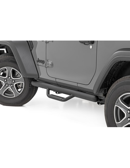 ROUGH COUNTRY NERF STEPS Full Length 2 Door | Jeep Wrangler JL