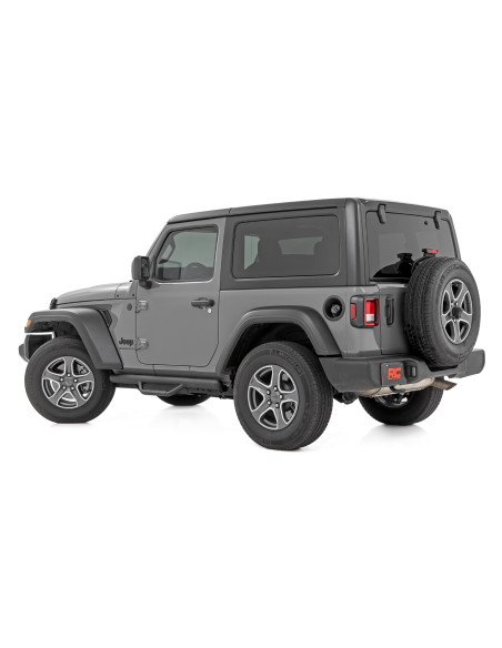 ROUGH COUNTRY NERF STEPS Full Length 2 Door | Jeep Wrangler JL