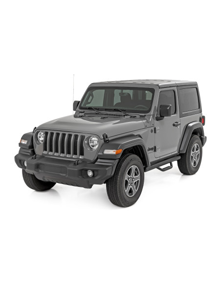 ROUGH COUNTRY NERF STEPS Full Length 2 Door | Jeep Wrangler JL