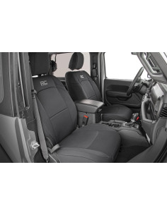 ROUGH COUNTRY Seat Covers Front and Rear | Jeep Wrangler JL 2
