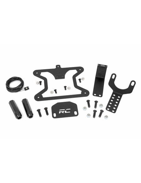 ROUGH COUNTRY SOPORTE REUBICACION MATRICULA | Jeep Wrangler JL | Wrangler Unlimited JL