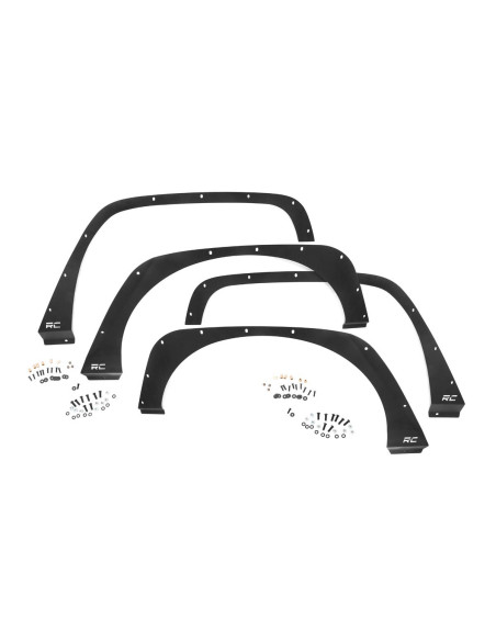 ROUGH COUNTRY FENDER FLARES Delete Kit Front & Rear | Jeep Wrangler JK