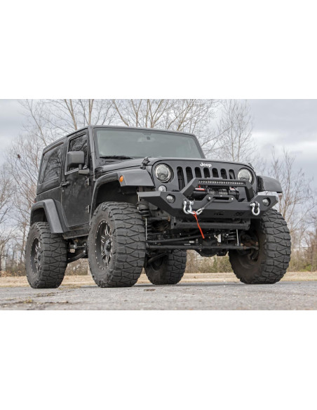 ROUGH COUNTRY Front Bumper Sport OE Fog | Jeep Wrangler JK JL | Jeep Gladiator JT