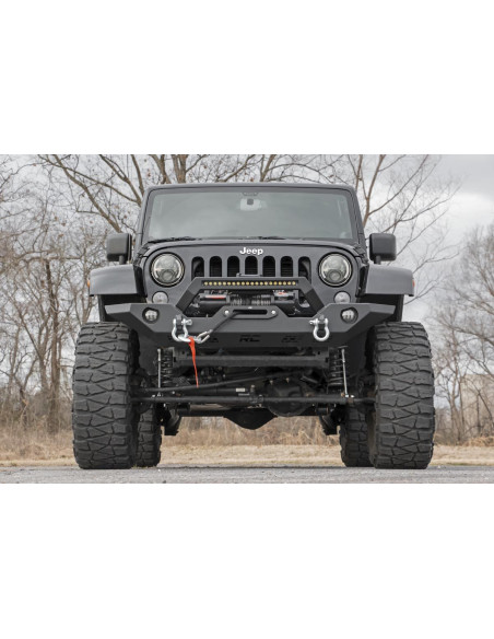 ROUGH COUNTRY Front Bumper Sport OE Fog | Jeep Wrangler JK JL | Jeep Gladiator JT