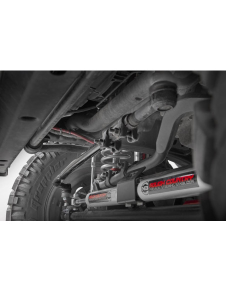 ROUGH COUNTRY High Steer Kit + Track Bar Bracket | Jeep Wrangler JK