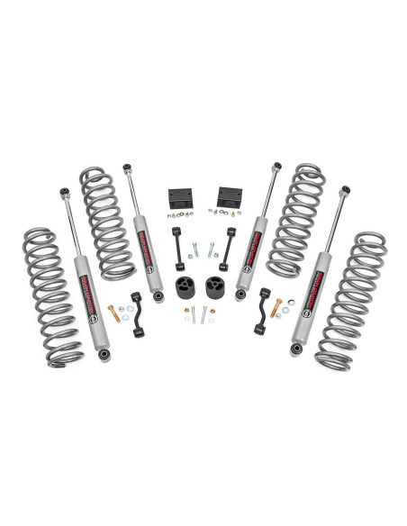 ROUGH COUNTRY KIT SUSPENSION 2.5" con Muelles | Jeep Wrangler Unlimited Rubicon JL