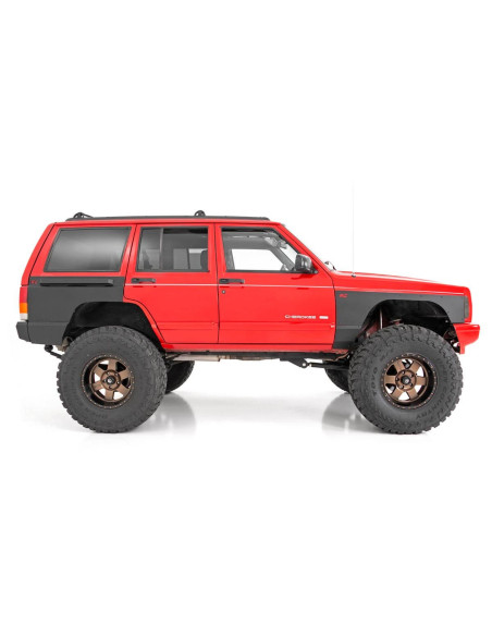 ROUGH COUNTRY Protecciones Carroceria Completa Delantera y Trasera | Jeep Cherokee XJ