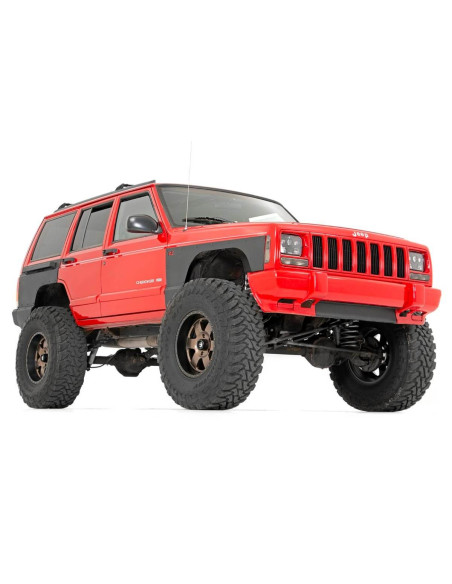ROUGH COUNTRY Protecciones Carroceria Completa Delantera y Trasera | Jeep Cherokee XJ