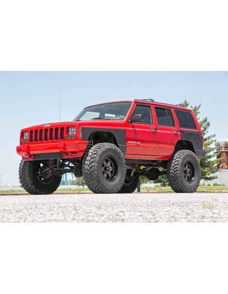 ROUGH COUNTRY Full Body Armor Front & Rear Combo | Jeep Cherokee XJ