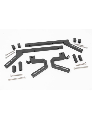 ROUGH COUNTRY Asideros Aluminio Delanteros y...