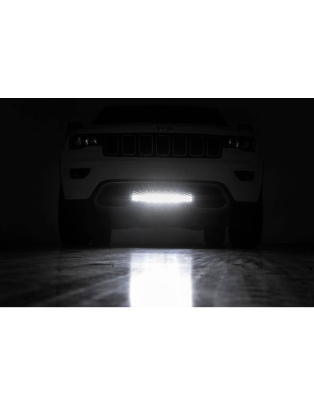 ROUGH COUNTRY ILUMINACION Kit Barra LED 20" Cromo Doble Fila en Paragolpes | Jeep Grand Cherokee WK2