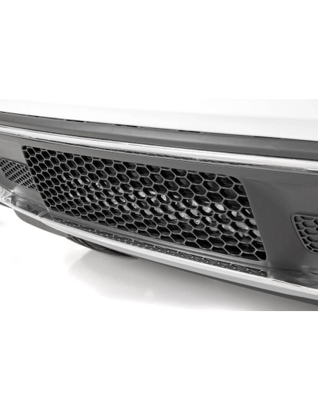 ROUGH COUNTRY Iluminacion Kit Barra LED 20" Cromo Doble Fila DRL Ambar en Paragolpes | Jeep Grand Cherokee WK2