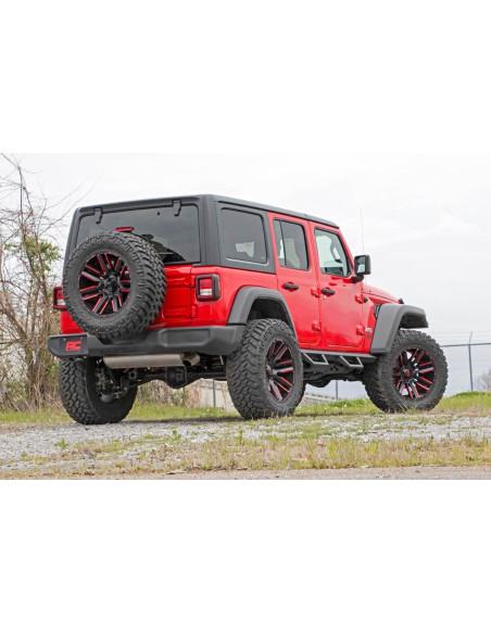 ROUGH COUNTRY ESTRIBERAS Contoured Drop 4 Puertas | Jeep Wrangler JL | Wrangler Unlimited
