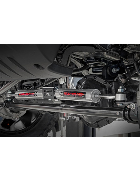 ROUGH COUNTRY AMORTIGUADOR DE DIRECCION N3 Dual 2.5-8" | Jeep Wrangler JL | Jeep Gladiator JT