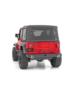ROUGH COUNTRY Rear Bumper Full Width | Jeep Wrangler TJ |... 2