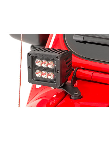 ROUGH COUNTRY LIGHTING 2" LED Cubes Hinge Mount...