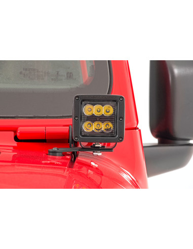 ROUGH COUNTRY LIGHTING 2" LED Cubes Hinge Mount...