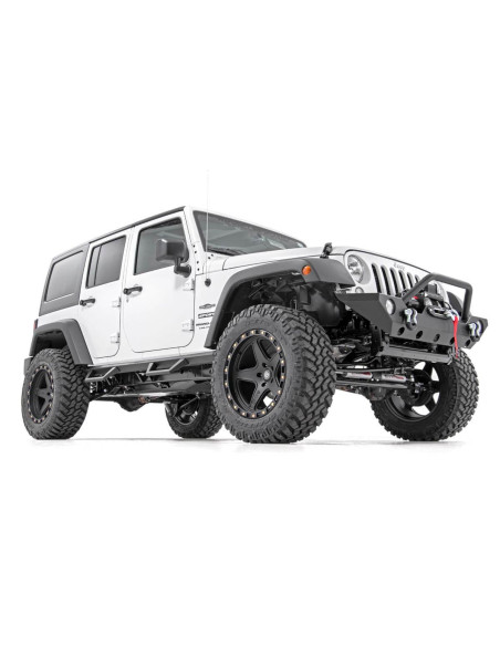 ROUGH COUNTRY ESTRIBERAS Contoured Drop 4 Puertas | Jeep Wrangler Unlimited