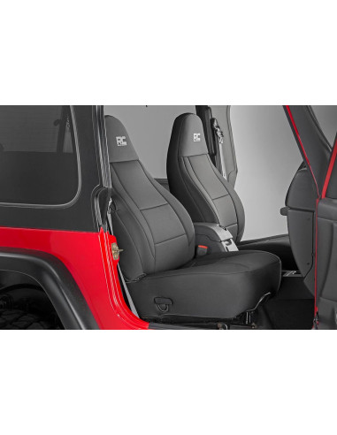 ROUGH COUNTRY Seat Covers Front and Rear | Jeep...