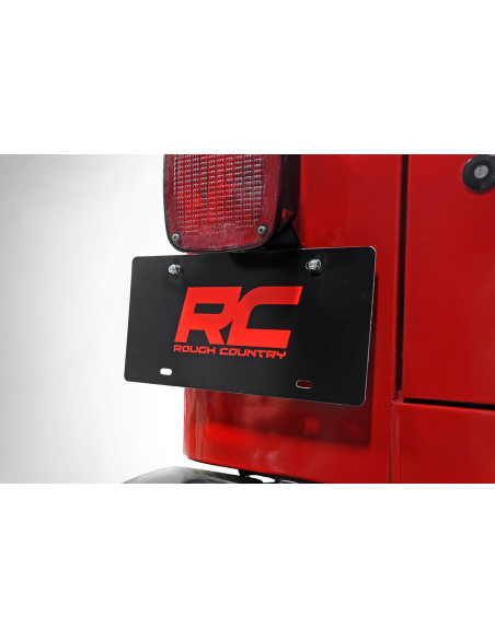 ROUGH COUNTRY Adaptador Matricula | Jeep Wrangler TJ | Wrangler Unlimited