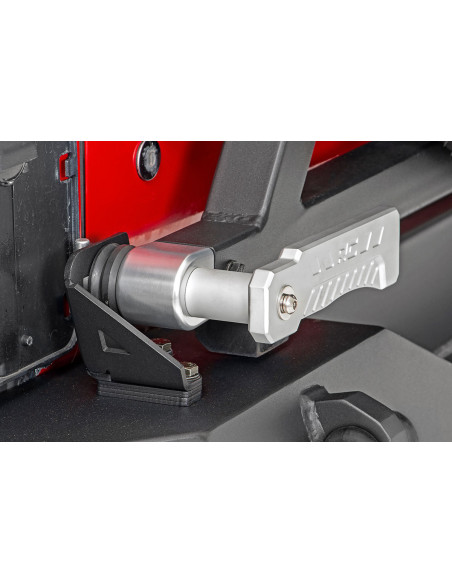 ROUGH COUNTRY PARAGOLPES Y PROTECCIONES Trasero Rock Crawler con Portarueda | Jeep Wrangler JK