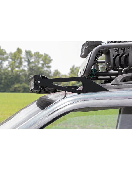 ROUGH COUNTRY SOPORTE BARRA LED Superior Parabrisas 50" Curva | Jeep Grand Cherokee ZJ