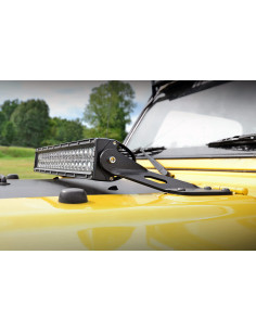ROUGH COUNTRY SOPORTE BARRA LED 20" Capo | Jeep Wrangler...