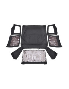 ROUGH COUNTRY TECHO Soft Top Negro Medias Puertas | Jeep... 2