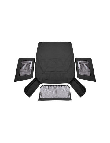 ROUGH COUNTRY Soft Top Replacement Black 2 Door...
