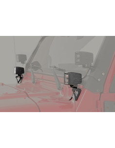 ROUGH COUNTRY LED Light Mount Lower Windshield Pod | Jeep... 2