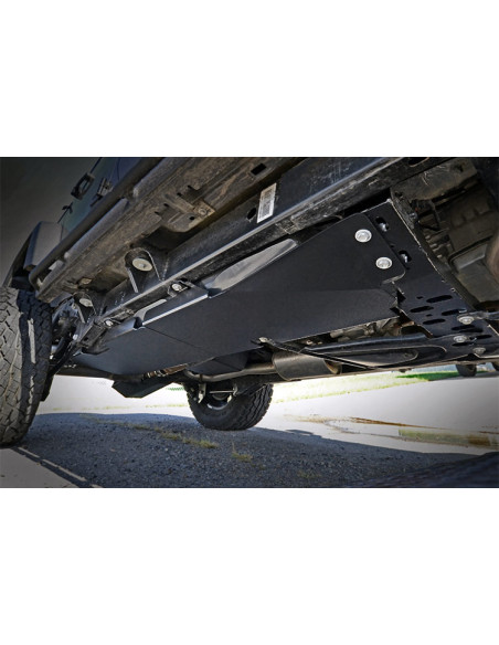 ROUGH COUNTRY Gas Tank Skid Plate | Jeep Wrangler JK