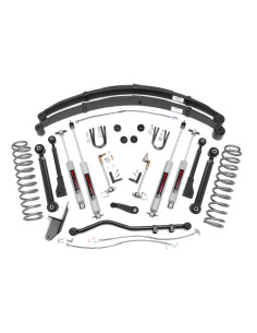 ROUGH COUNTRY 4.5" Lift Kit X-Series RR Springs | Jeep...