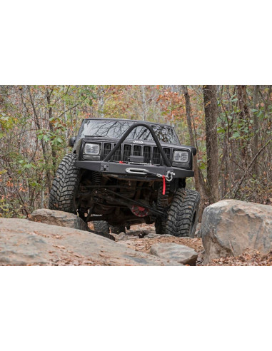 ROUGH COUNTRY Front Winch Bumper | Jeep...