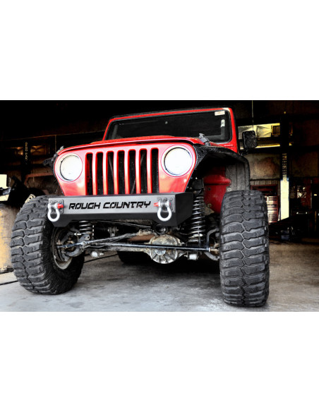 ROUGH COUNTRY D-Ring Shackles with Mounts | Jeep Cherokee XJ | Jeep Wrangler TJ